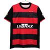 Classic Flamengo Home Soccer Jersey 200001 Mens Short Sleeve Football Uniform Black Red Bamboo Fiber