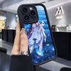 Genshin Impact Columbina For iPhone 17 Pro Max 16 15 14 13 12 11 Plus Black Soft Phone Cover