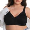 Plus Size European and American Large Size Bra Breathable Mesh Yarn Collection Sub-breasts Large Chest Support Underwear Spot Wholesale