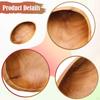 Fruit Tray Wooden Serving Dried Plate Platter Food Dish Crafted From Sturdy