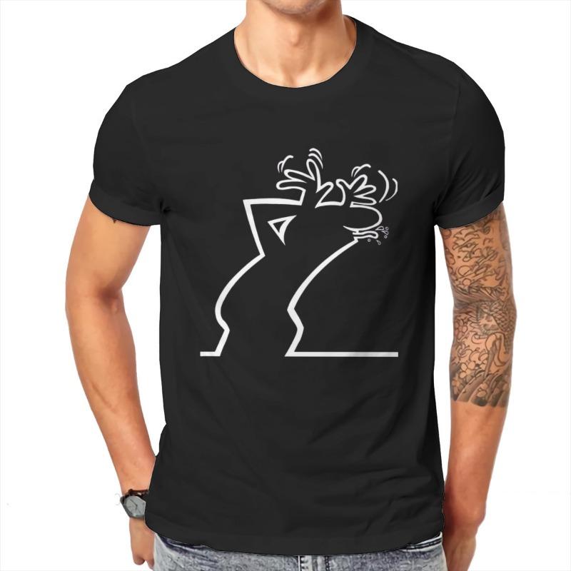 La Linea Bilder Foto Upload TShirt Men Alternative Casual O-neck Cotton T-Shirt Funny Tees Harajuku Streetwear XS