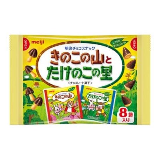 Sweets Large Bag Assortment 6 Popular Types Large Capacity PSJ Variety BOX no Yama to Takenoko no Individually Wrapped Assortment Chocolate Cookies