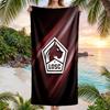 Asciugamano da Spiaggia ad Asciugatura Rapida in Microfibra Assorbente Portatile da Viaggio Asciugamano da Nuoto Stampa LOSC Lille FC
