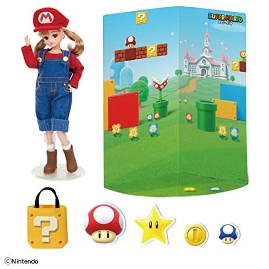 Takara Tomy Licca-chan Doll LD-33 Super Mario Daisuki Dress-Up Play Toy Age 3 up