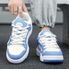 Wear-resistant board shoes women  new students all match thick sole sports casual shoes burst letter bread shoes