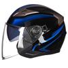 GXT708 Electric Scooter Helmet with Double Visor for Men & Women - All-Season Safety Half Helmet