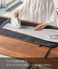 Yamazaki Tower Silicone Ironing Mat with Ironing W109 X D48 X H1 Cm Tabletop Ironing Model 5684 Board, Black, Approx. (excluding Handle), Board,