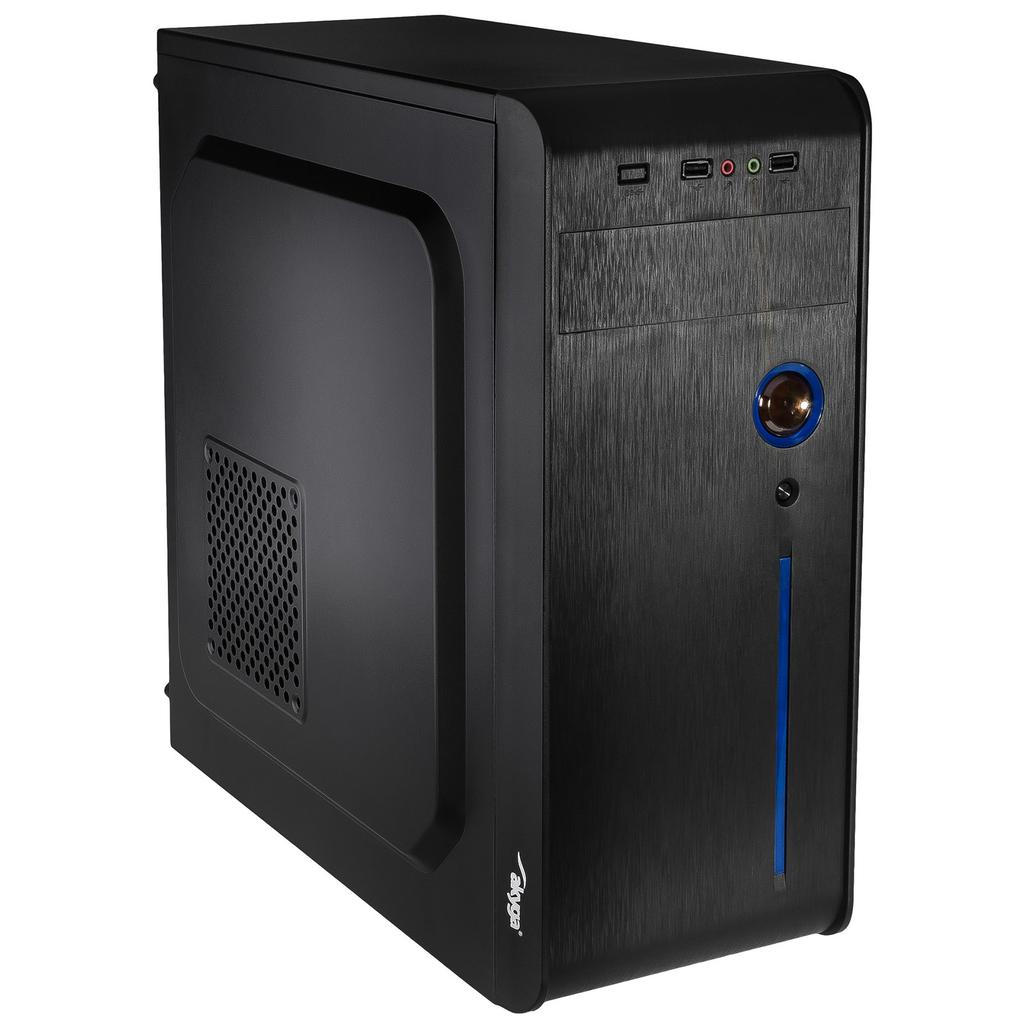 Obudowa ATX do komputera Akyga AK939BL PC Midi Tower 2x USB 2.0 czarno-niebieska