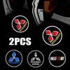 zjdf10 2PCS Car Shadow Door Light Laser Projector Led Welcome Lamp for Mitsubishi ASX Ralliart Outlander Lancer Pajero Eclipse Galant