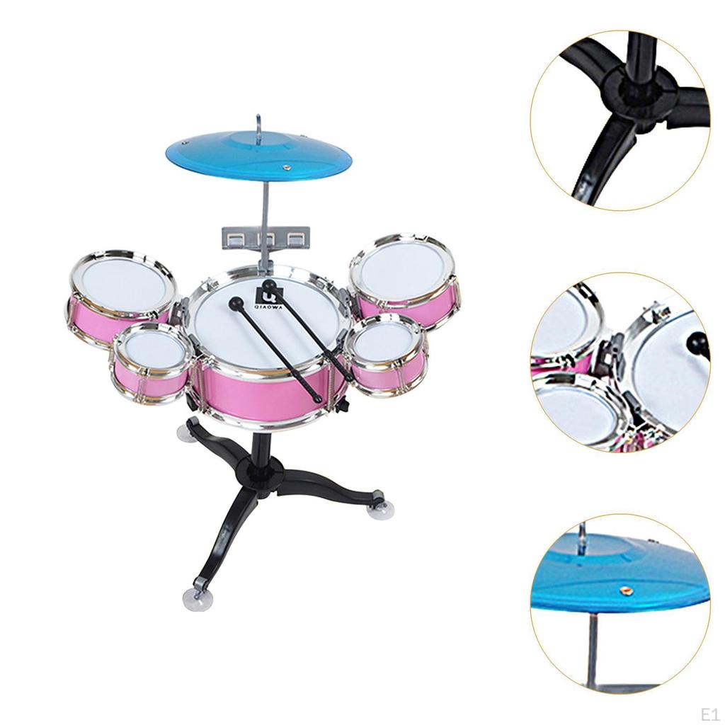 Children's Drum Set, Musical Toy, Light Jazz Kit, Instruments,