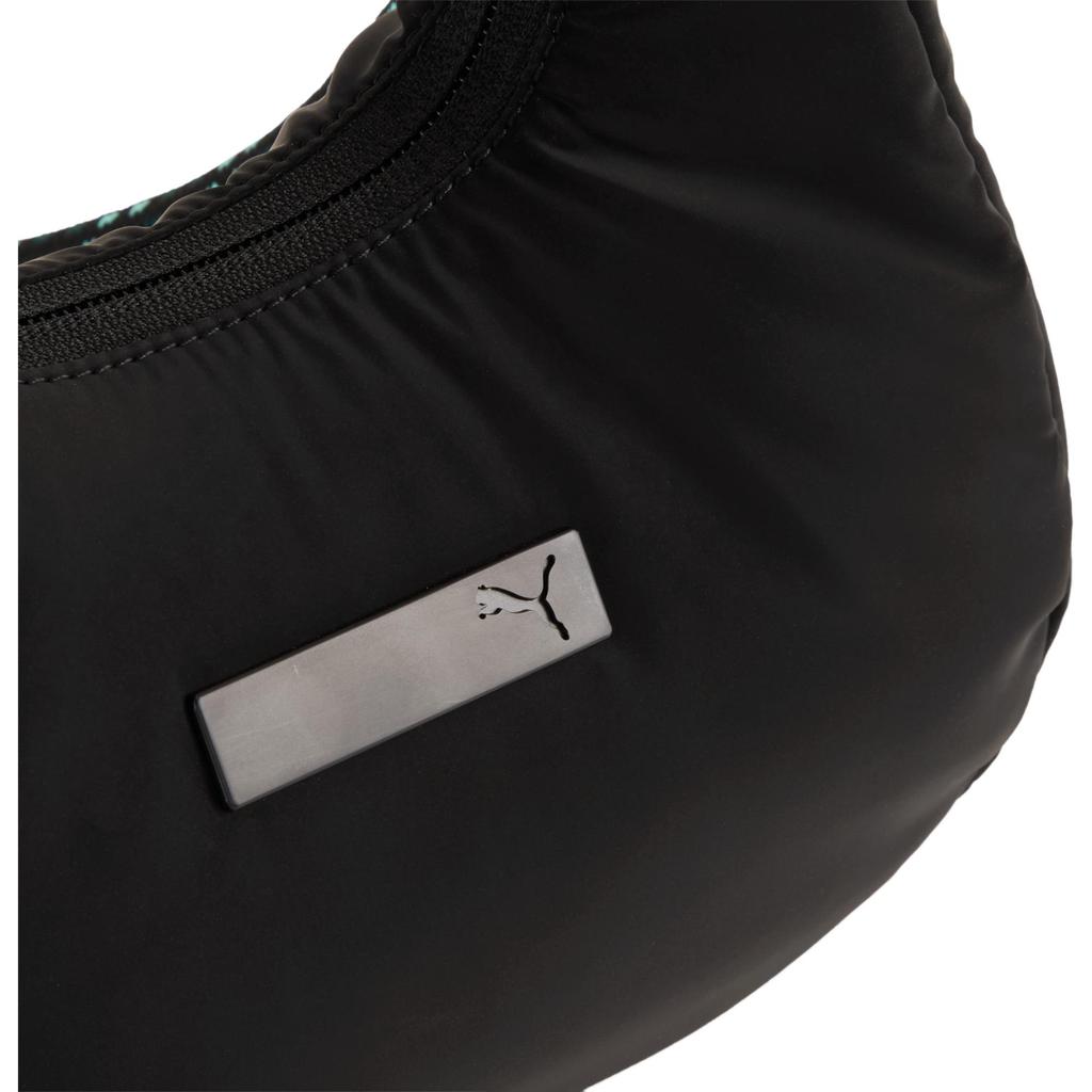 Puma Detachable Rope Shoulder Strap Mini Handbag With Metal Accessories Double Zipper Closure Recycled Material Women Handbag Black 091855_01