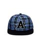 AMES-WORLDWIDE A Check Ball Cap Blue