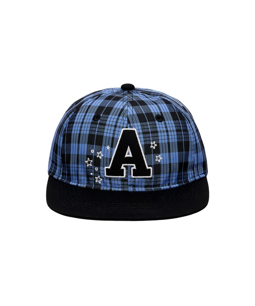 AMES-WORLDWIDE A Check Ball Cap Blue