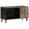 Szafka Rtv Jasnoszara 80X31,5X46 Cm Drewno Lite Mango