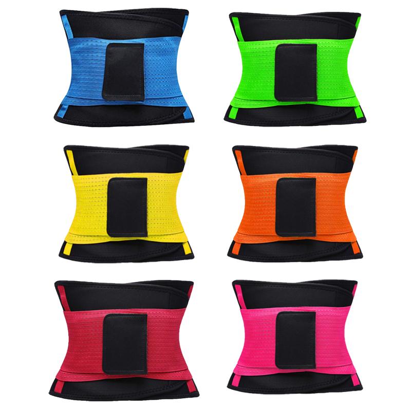 2022 Waist Trimmer Belt Adjustable Weight Loss Wrap Sweat Workout Neoprene Waist Support Waist Trainer Back Support Belt