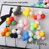 8Pcs Colorful Ball Bundle Clay Balloon Cake Topper Wedding DIY Cupcake Flag Birthday Party Anniversary Shower Supply