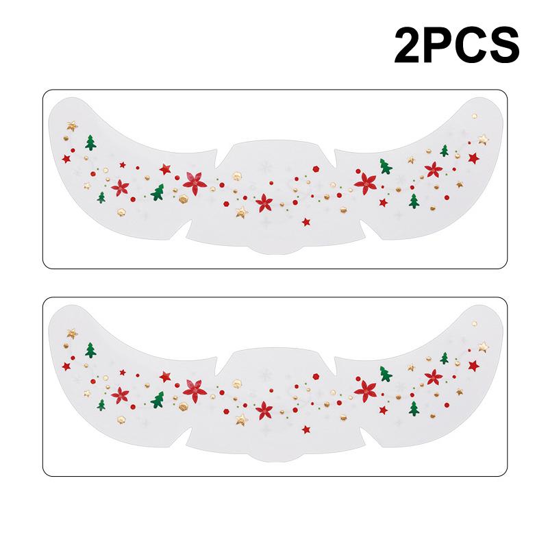 

Праздничные веснушки «Волшебная пыль», Пряничный мышонок, Рождественские наклейки на лицо, Временные металлические татуировки, Блестящее украшение для макияжа