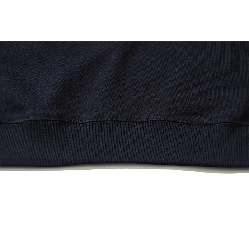 1244 Off-White 2025 Otoño Nuevo Cinta Métrica Regla de Flecha Cinta Estampada Sudadera de Cuello Redondo para Hombre y Mujer