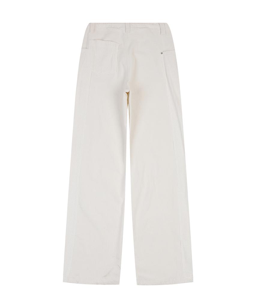 ORDINARY HOLIDAY Corduroy Wide Pants [Ivory]