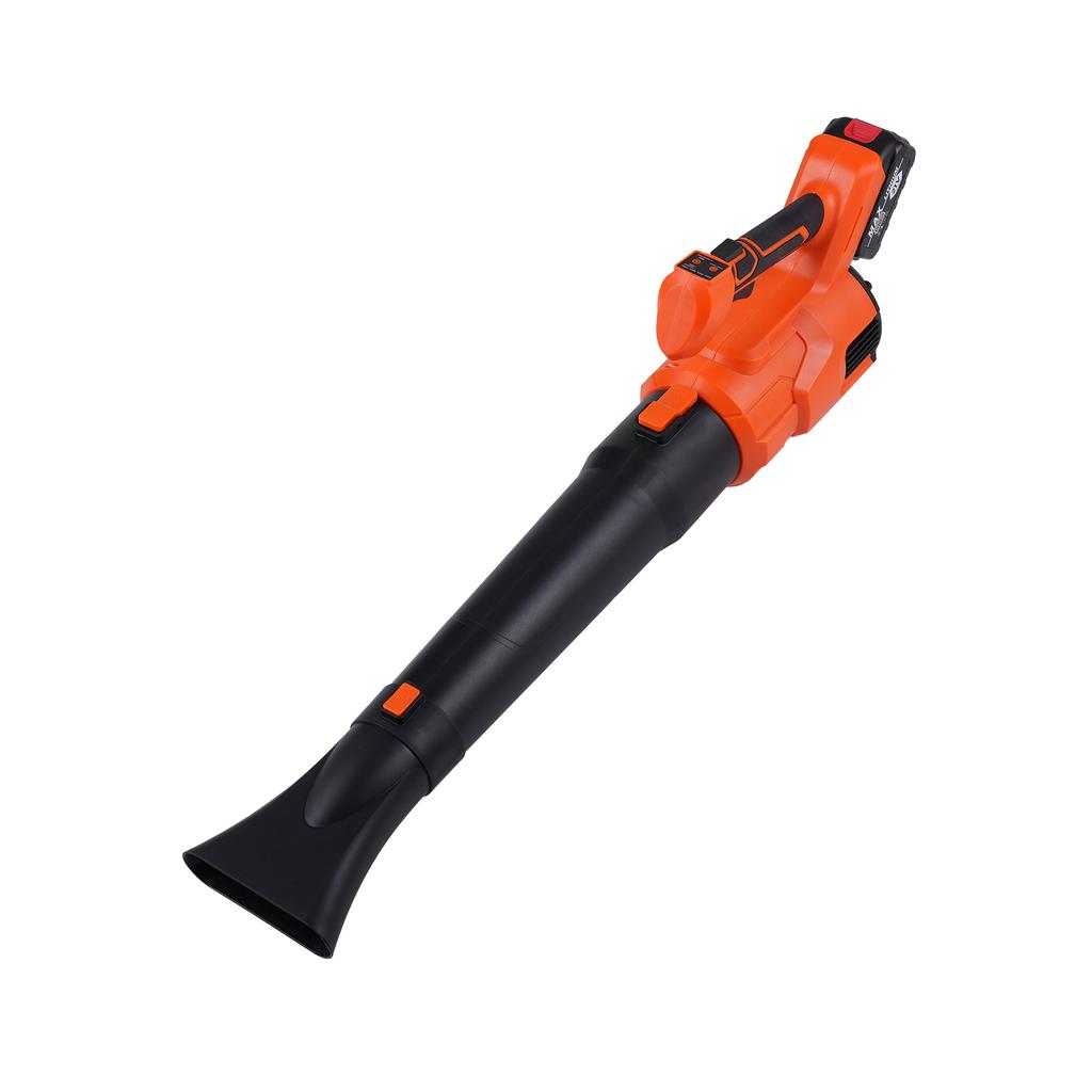 Cordless Leaf Blower 21V Electric Blower with Powerful Motor 2Pcs 3.0Ah Battery Adjustable 2 Speeds