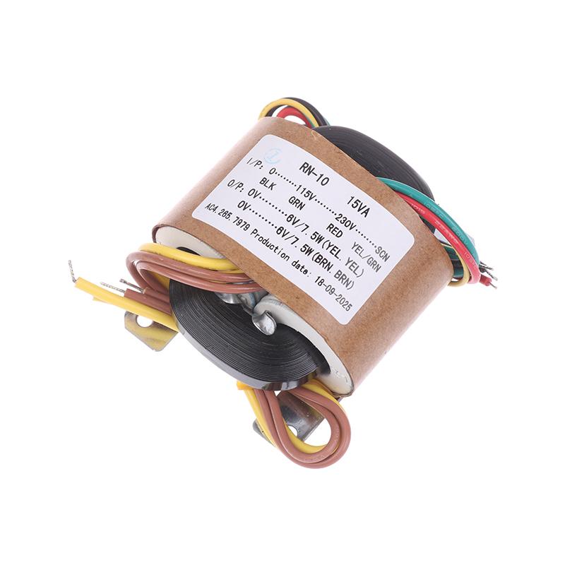 Rn-10 R Core Transformer 10W R10 Dual 9V 12V 15V 18V Transformers 230V To 2X9V Copper 115V Shield Pre-Decode Board Power Supply