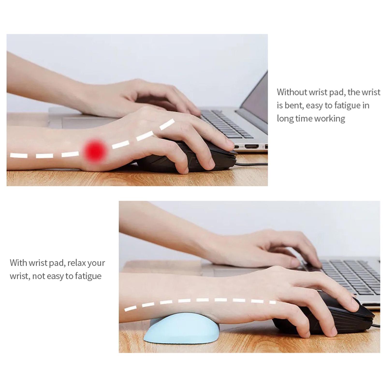 

Soft Silicone Mouse Wrist Pad Mice Wrist Rest Ergonomic Silicone Wrist Support Mouse Pad Hand Pillow Cushion Black чёрный