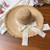 Summer Internet celebrity straw hat collection girls summer seaside vacation sweet raffia weaving sun hat