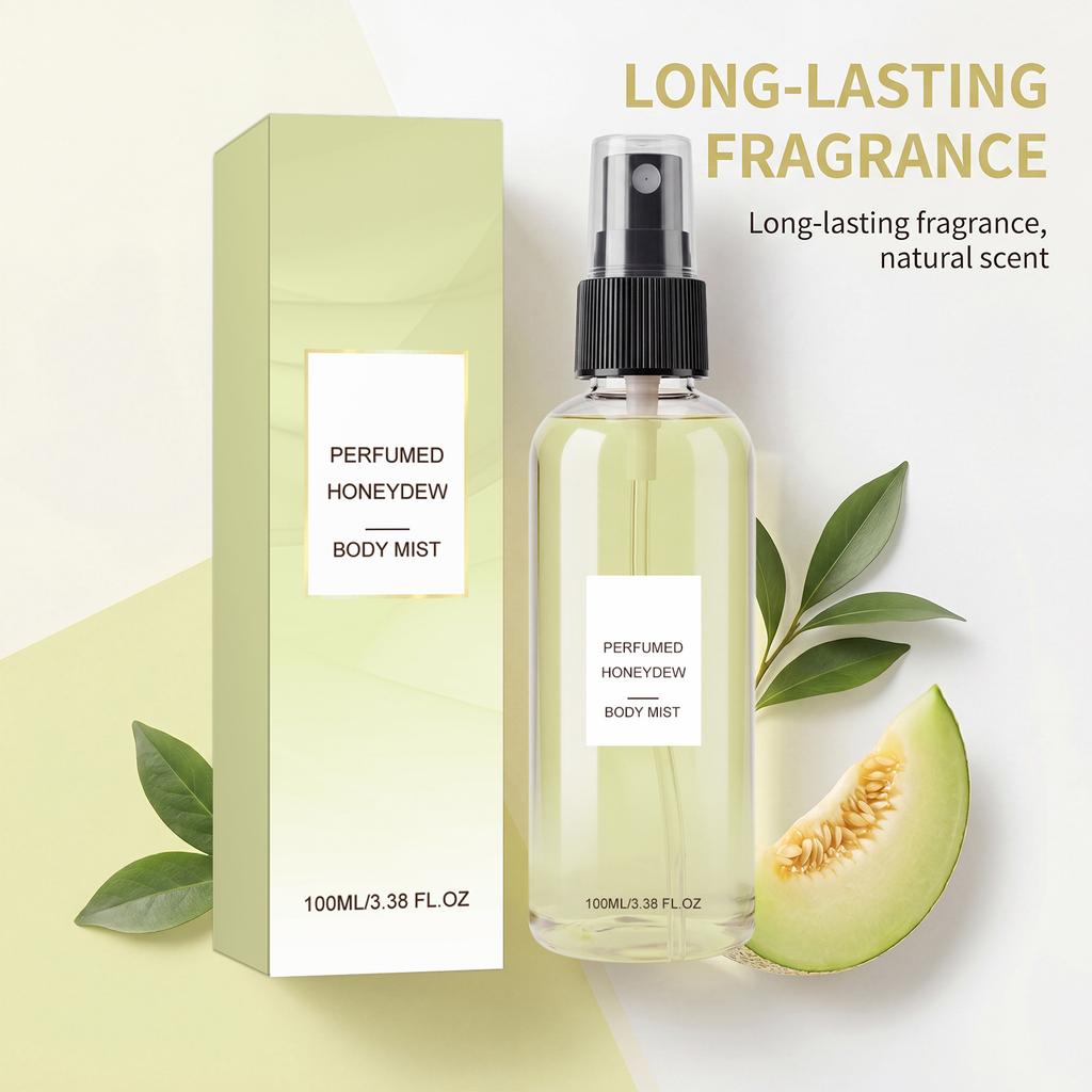Spray do ciała o zapachu melona miodowego Naturalny odświeżający zapach Codzienny Randka Dojazd do pracy Wszechstronny Długotrwały mgiełka perfumowana 100 ml