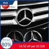 EBS4  Hot 2025 Black Border and Silver Border Decoration Car Front Grilled Star Emblem Logo for Mercedes Benz W213 E-Class 2016-2020