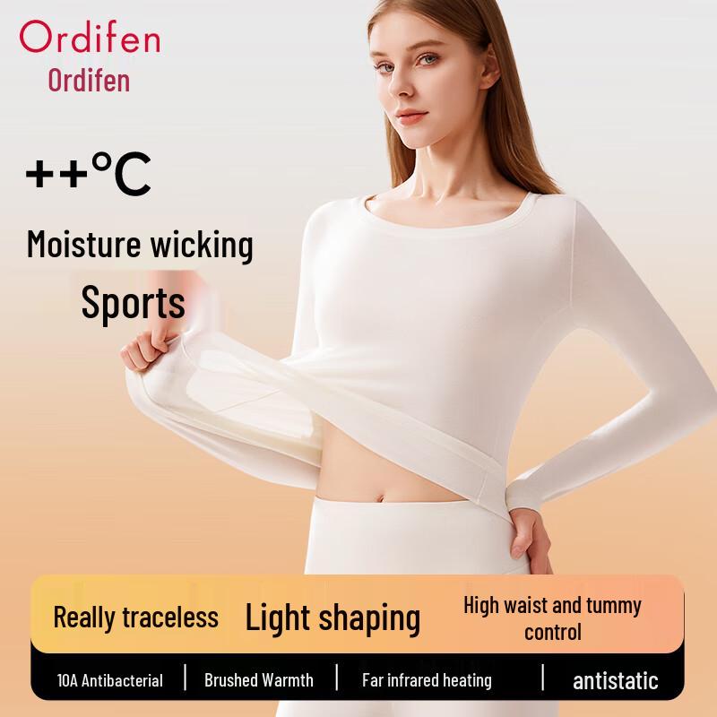 

Женский термокомплект из искусственного вельвета с высокой талией Odifen M (suggested 85-100 jin)