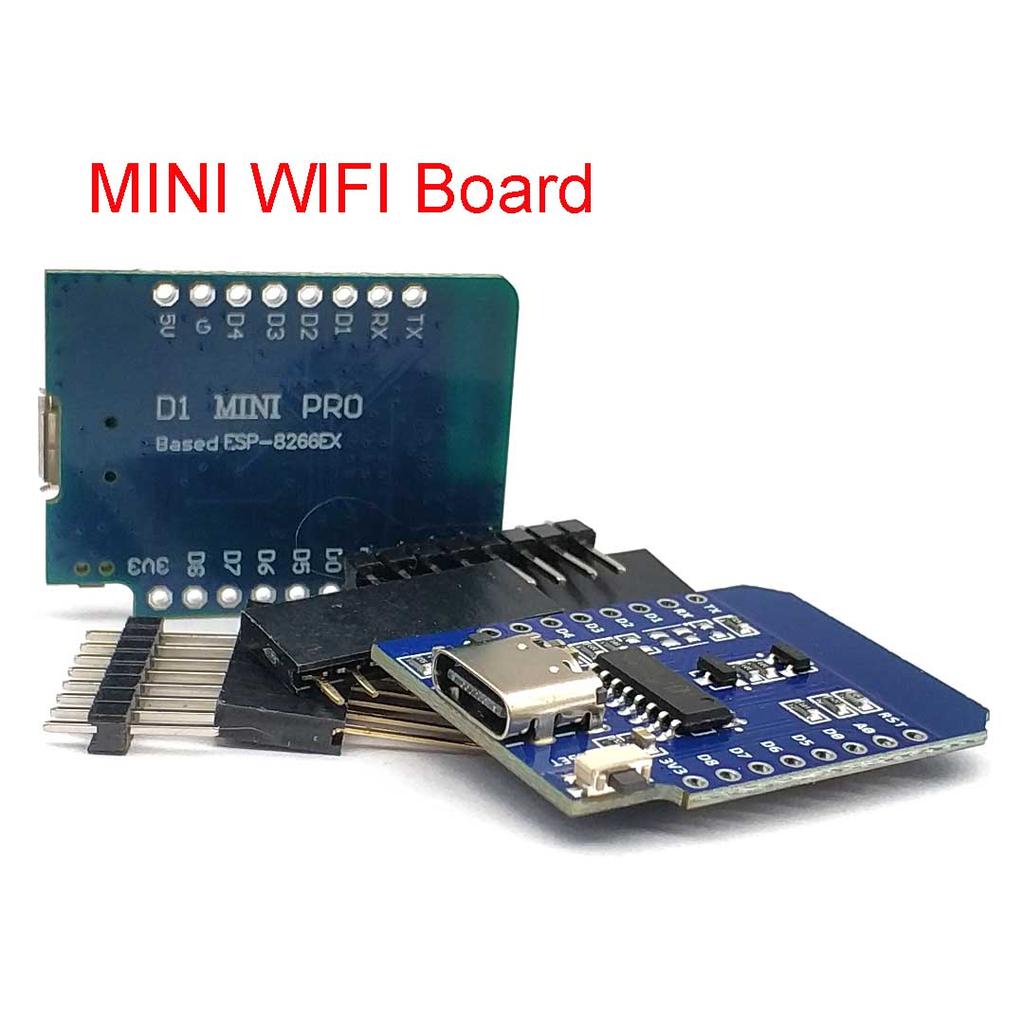 WeMos D1 Mini Pro V3.0 NodeMcu 4MB/16MB Bytes Lua WIFI Internet of Things Development Board Based ESP8266 CH340G Nodemcu V2