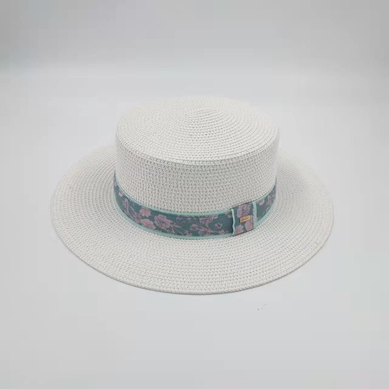 

Summer Straw Hat Hawaiian Style men s Sun Hat British Elegant FlatBrim panama Hat Travel Beach Casual party women s Hat khaki