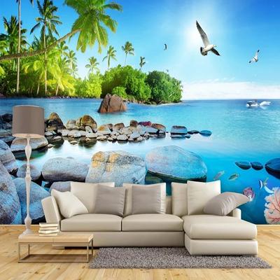 3d Behang Zeegezicht Landschap Muurschildering Woonkamer Slaapkamer Huisdecoratie Muurschildering