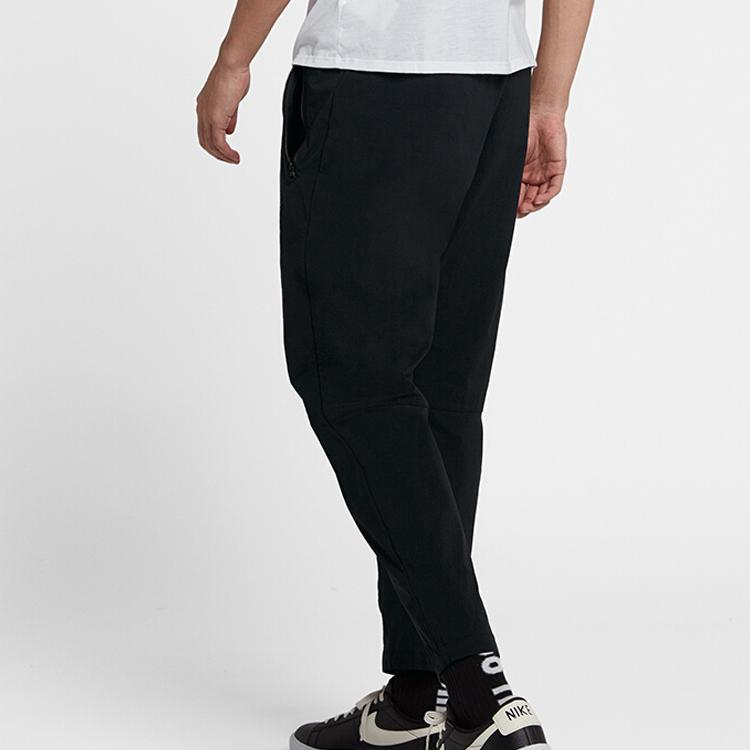 Nike Sportswear Woven Casual Pants For Spring Men Bottoms Black 927987-010