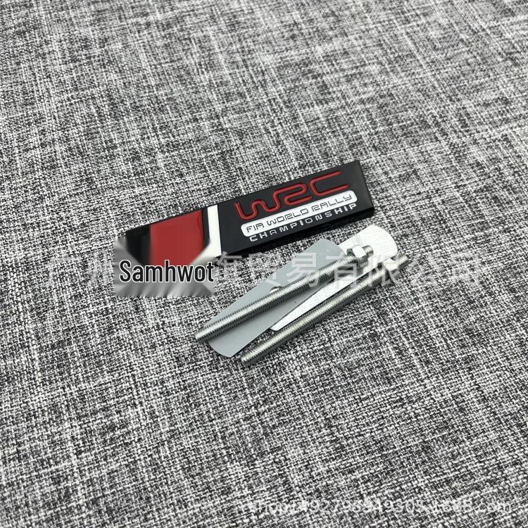 WRC Rallyeauto Karosserie Kratzer Dekoration 3D Metall-Aufkleber & Sticker