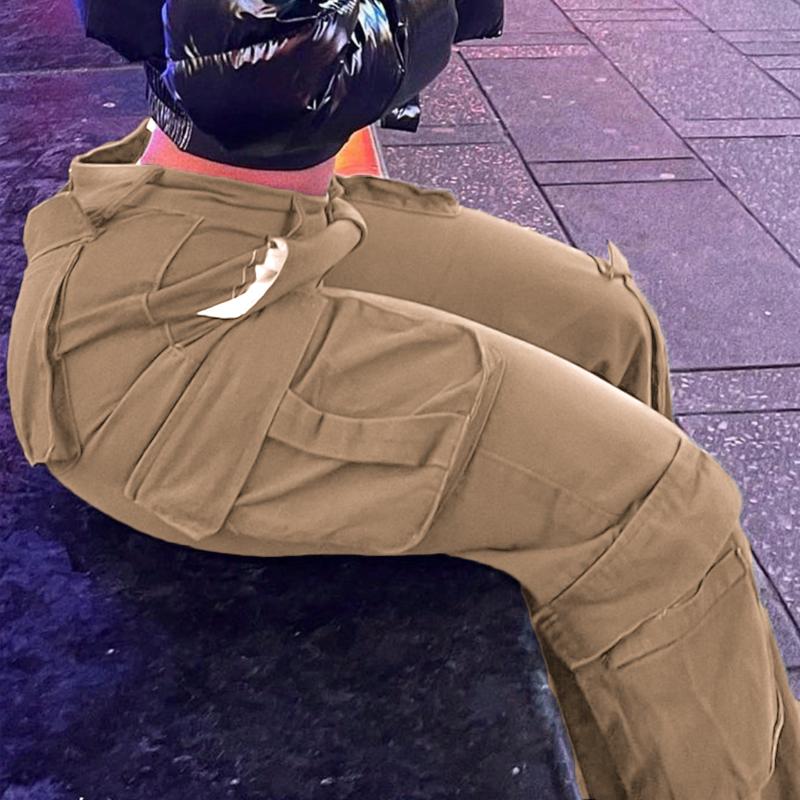 High Waist Fashionable Streetwear Style Women's Jeans Casual Trousers Trendy Workwear Long Pants Comfortable Fit Denim Trousers