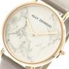ALLY DENOVO 36mm Carrara Marble Quartz Women's Watch, White/Greige, AF5005-7 [Imported] [wimp]