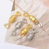 Double Magnetic Necklace Clasps Closures Golden and Silvery Plated Jewelry Clasps Converters Necklace Extenders for NecklacesJewelry Making Findings