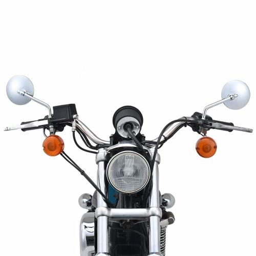 Daytona High Visibility Mirror, Motorcycle Mirror, For Harley-Davidson, Vibration Resistant, Wide Angle, Compliant with New Safety Standards for H-D,