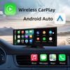 Android System 10.26 Inch Touch Screen 4K Car Portable Wireless Apple CarPlay Android Split Screen YouTube, Etc, 4GB+32GB