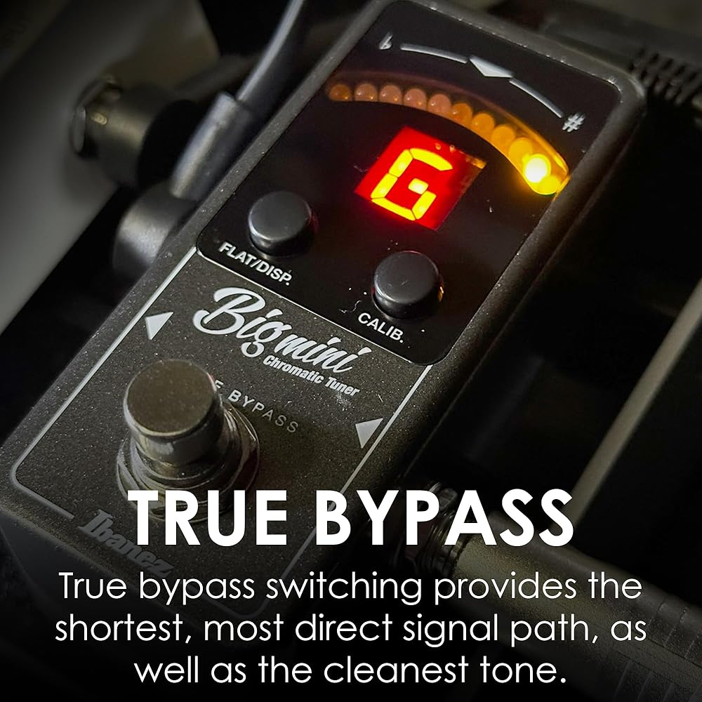 Ibanez (Ibanez) Simple and Affordable Electric Guitar & Electric Bass Pedal Tuner BIGMINI