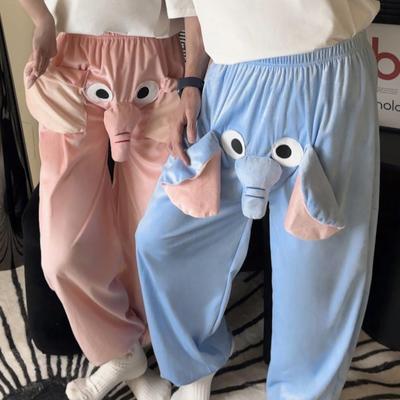 Fil Şort Çift Şort Küçük Uçan Fil Burun Vuran Şort Komik Pijama