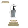 Geometric Design Liquid Dispenser | Handwash Bottle for Kitchen | Soap Bath Dispenser for Wash Basin & Bathroom | 300ml (Grey