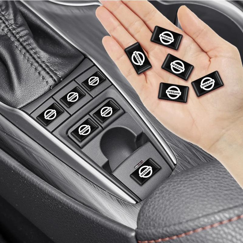 New Car 3D Epoxy Interior Stickers Decorative Decals Accessorie For Nissan Nismo Tiida Teana Skyline Juke X-trail Almera Qashqai