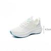 Fashion Shoes Women 2025 Summer Height Increase Fly Weave Soft Bottom Shoes Breathable Mesh Sneakers Outdoor Sports Running Shoes Women