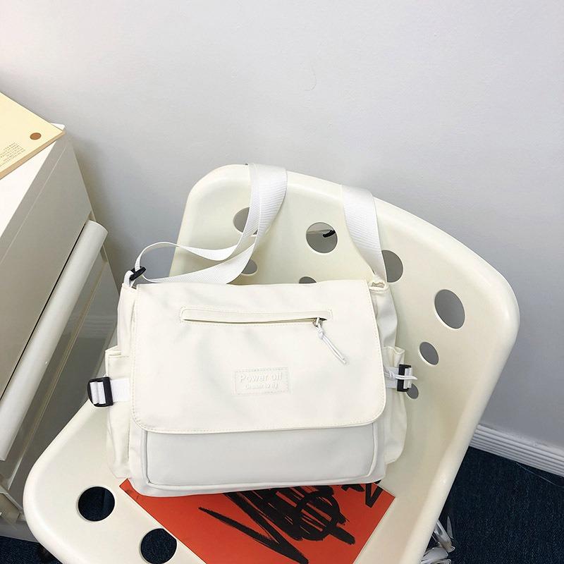 Ins College Students Shoulder Messenger Bag Class Casual Backpack Japanese Bag Female Harajuku Retro Mailman Bag School Bag