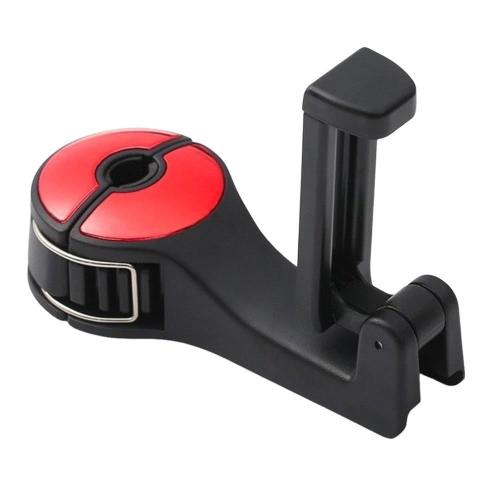 Universal 2 In 1 Car Hook Hidden Hanging Storage Car Mount Stand Adjustable Lock Buckle Car Seat Back Hook For Rear Seat