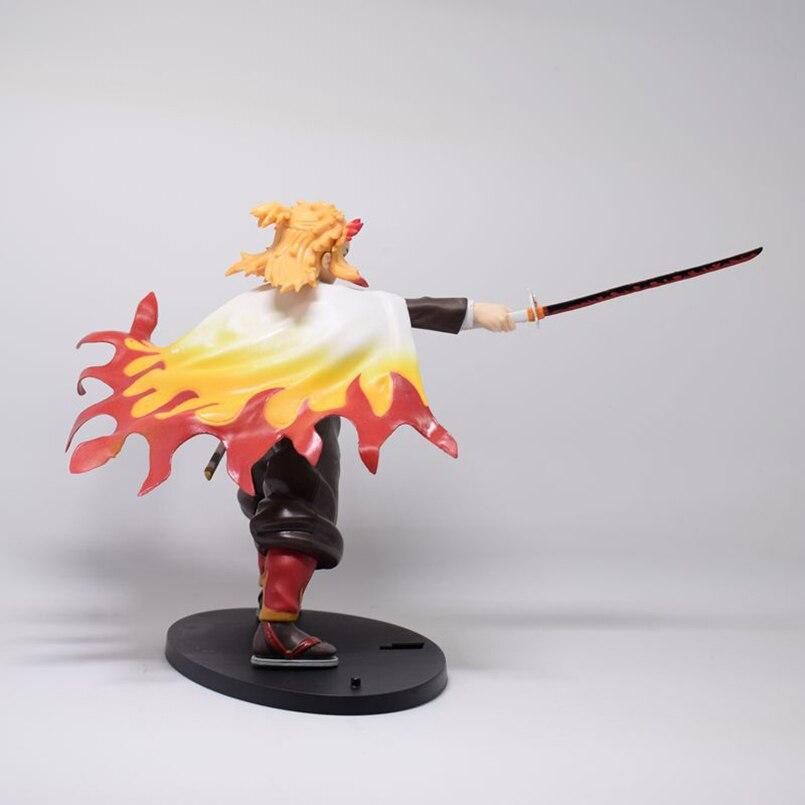 18cm Anime Demon Slayer Figure Demon Slayer Rengoku Kyoujurou Pvc Action Figure Collectible Model Toys Kid Gift