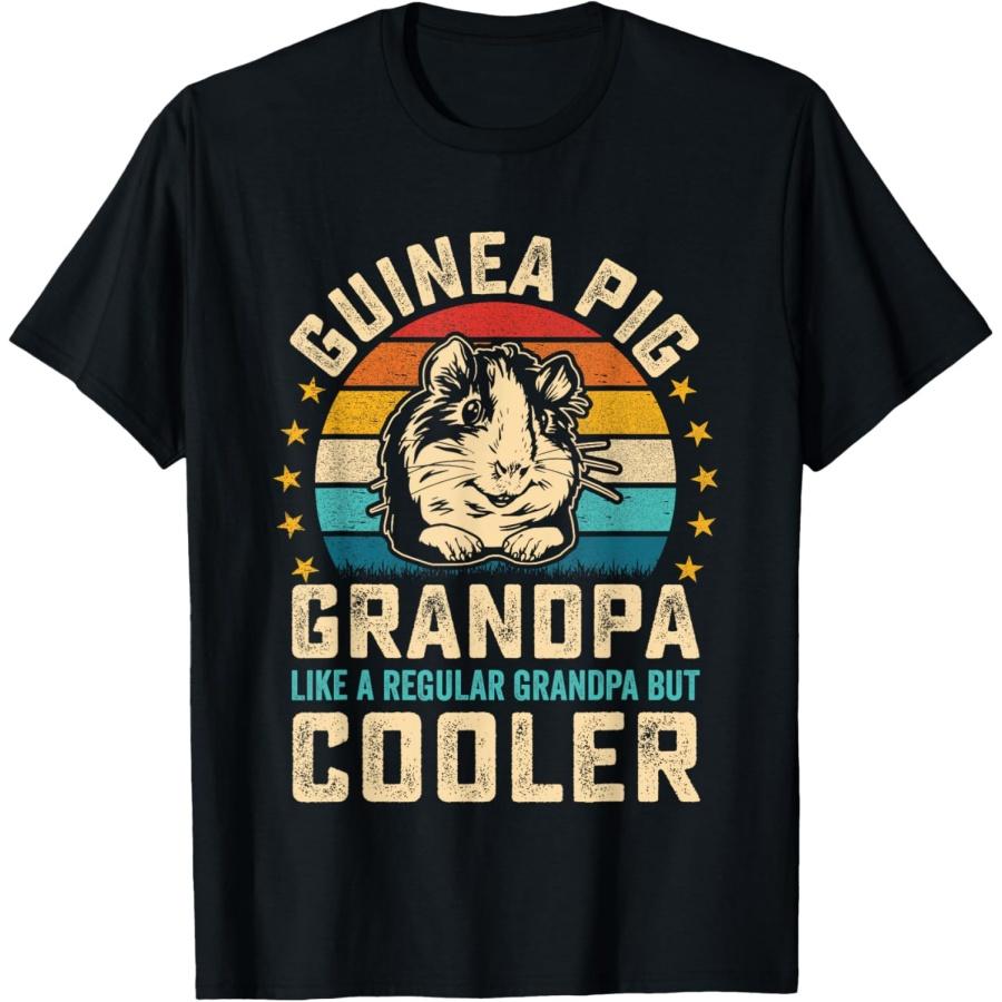 Mens Rodent Guinea Pig grandpa like a Regular grandpa but Cooler T-Shirt