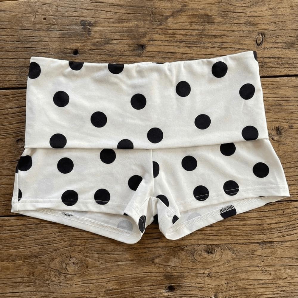 Boxer Shorts Swimwear Set Halter Neck Sling Polka Dot Swimsuit Fashion Bikini Suit Vacation